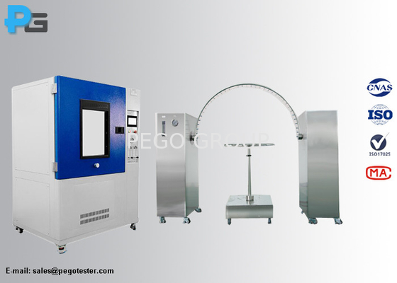 IEC 62196-1 Machine d'essai de l'étanchéité des tubes oscillants IPX3 et IPX4 pour véhicules électriques