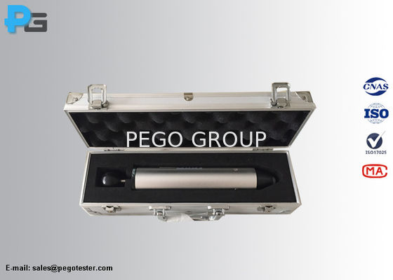 IK04 Équipement d'essai d'impact du marteau à ressort avec 0,5 J d'énergie d'impact et tête de marteau en polyamide conforme à la norme IEC60320-1