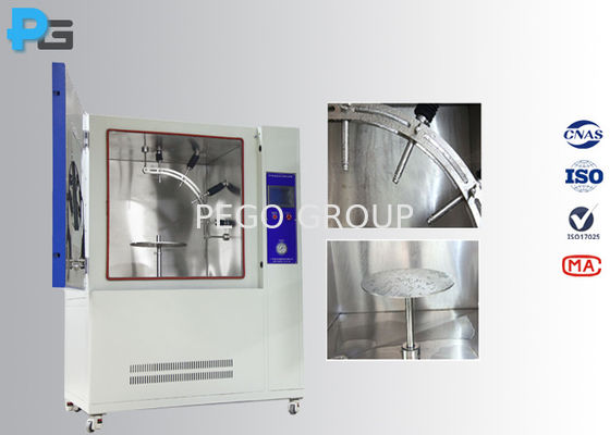 La norme IEC60529 prévoit la clause 14.2.9 Figure 10 IPX9K Machine d'essai de protection contre les jets d'eau à haute pression et température