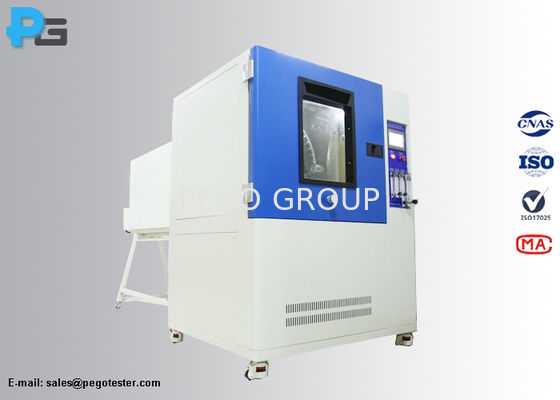 Chambre d'essai étanche à la pluie IEC60259 IPX1-6 avec plateau tournant 1-5 tr/min