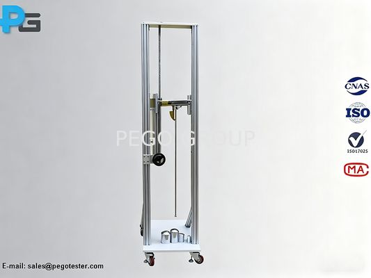 IK01 à IK11 Marteau d'impact à pendule avec éléments de frappe en acier et en polyamide pour les essais de résistance mécanique à 220 V, 50/60 Hz