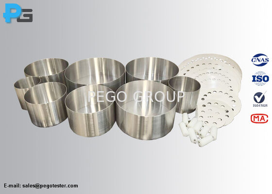 Appareils de cuisson standardisés en acier inoxydable conformes à la norme EN 60350-2 pour la mesure de l'énergie avec conception cylindrique