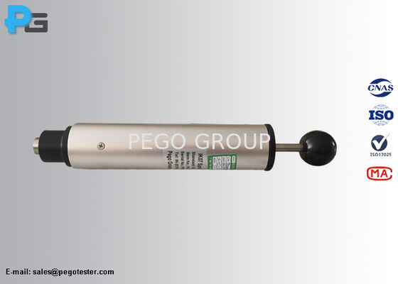 Marteau à ressort conforme à la norme IEC62262 avec une valeur d'énergie de 2J et une masse équivalente de 500g pour équipement de test d'impact IK07