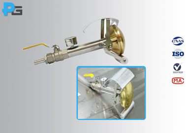 Équipement d'essai d'IP de bec de jet d'eau IEC60529 IPX3/IPX4 avec la tête arroseuse en laiton