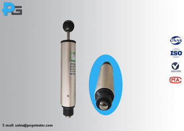 Acier inoxydable calibré d'appareillage d'essai de marteau du ressort 2J avec le rayon R25mm de marteau